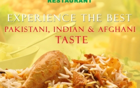 Flyer for Usmania Restaurant